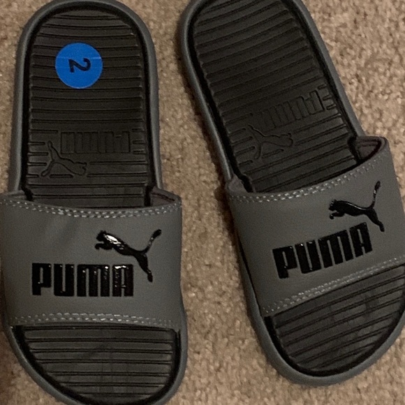 puma slides boys